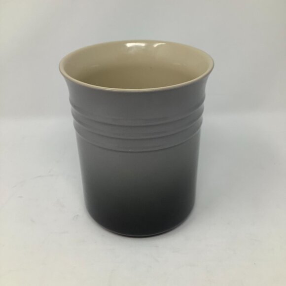 Le Creuset utensil crock holder ceramic light grey ombre 6 in. 1.1 liter - Picture 2 of 5
